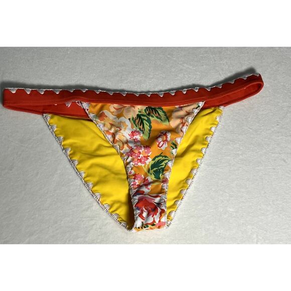 Lovers and Friends Bikini Floral Bottom Size Large Swim - Picture 1 of 4